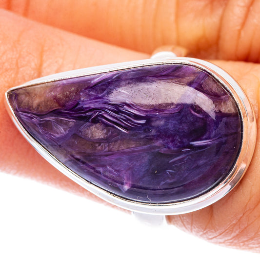 Charoite Ring Size 6 (925 Sterling Silver) R144927