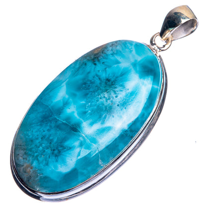 Larimar Pendant 2" (925 Sterling Silver) P39055