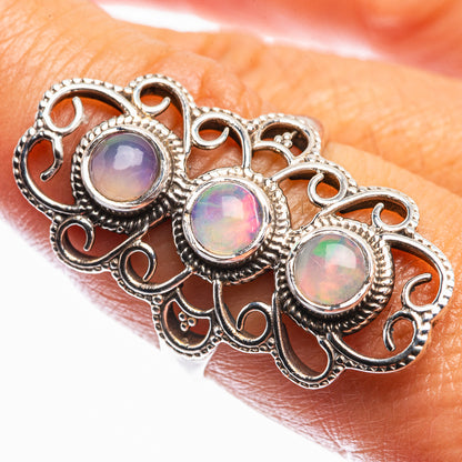 Natural Ethiopian Opal Ring Size 8 (925 Sterling Silver) R142245
