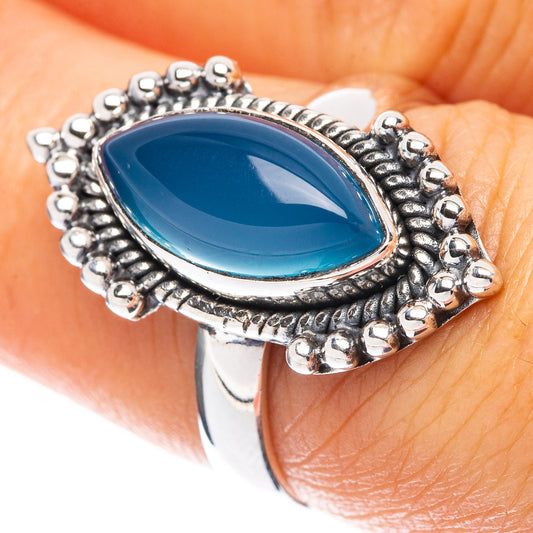 Chalcedony 925 Sterling Silver Ring Size 6.75 (925 Sterling Silver) R5380