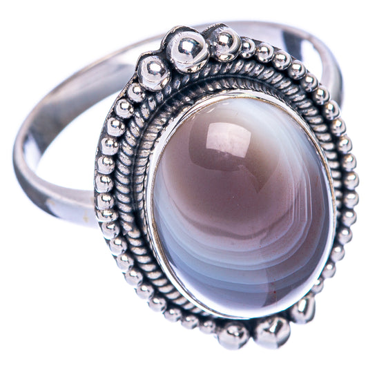 Botswana Agate Ring Size 10.75 (925 Sterling Silver) R144750
