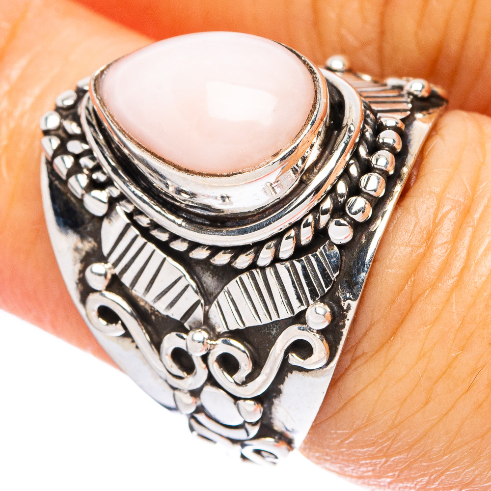 Rare Queen Conch Shell Ring Size 6.75 (925 Sterling Silver) R4616