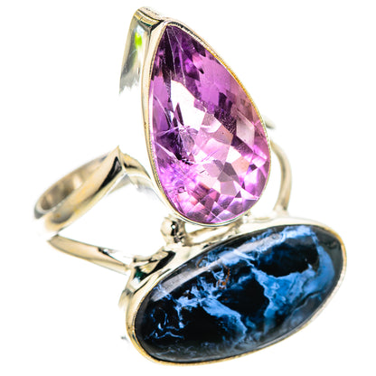 Large Pietersite, Amethyst Ring Size 10.5 (925 Sterling Silver) RING137950