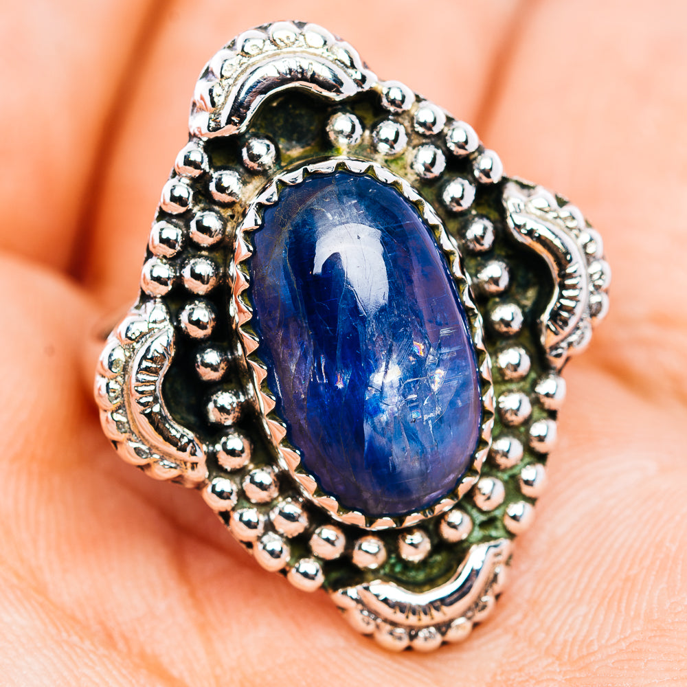 Kyanite Ring Size 8.75 (.925 Sterling Silver)