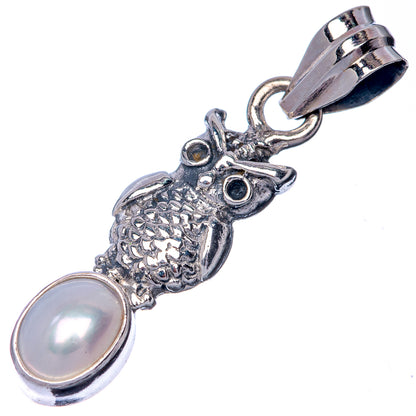 Cultured Pearl Dainty Pendant 1 3/8" (925 Sterling Silver) P39885