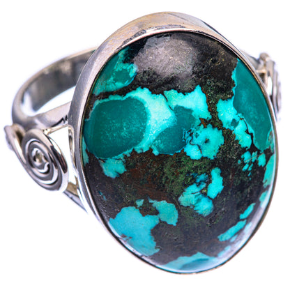 Tibetan Turquoise Ring Size 10.25 (925 Sterling Silver) R141945