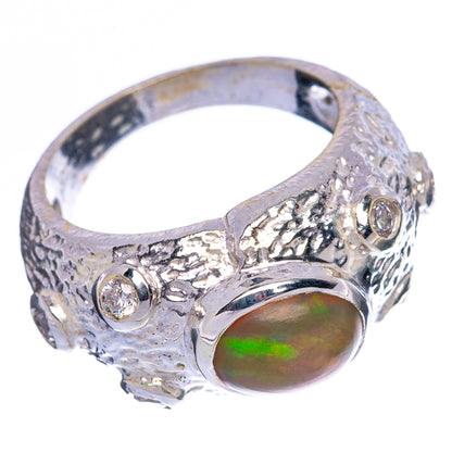 Rare Ethiopian Opal Ring Size 6.75 (925 Sterling Silver) R145965