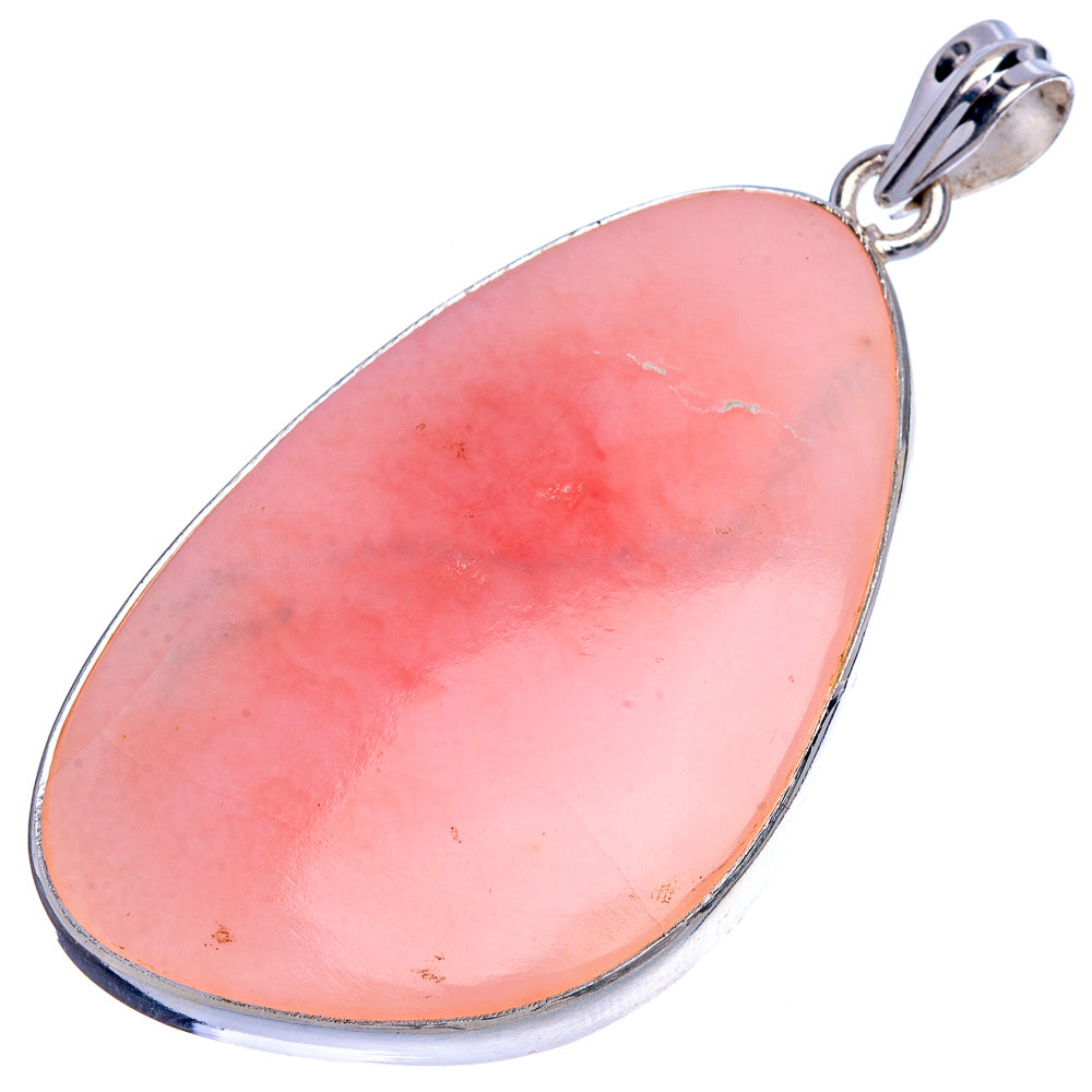 Pink Opal Pendant 2 1/4" (925 Sterling Silver) P40527