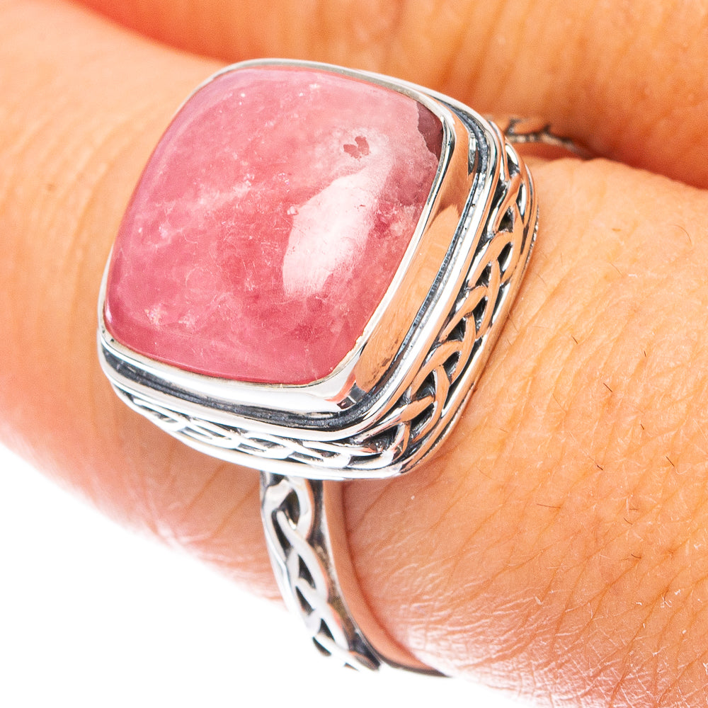 Premium Rhodochrosite Ring Size 8 (925 Sterling Silver) RING7742