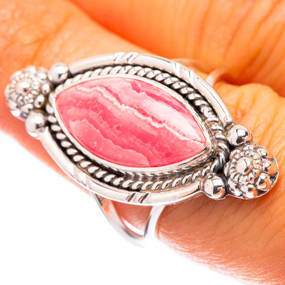 Premium Rhodochrosite Ring Size 7.25 (925 Sterling Silver) R141905