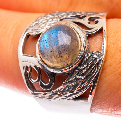 Labradorite Ring Size 9 (925 Sterling Silver) R141079