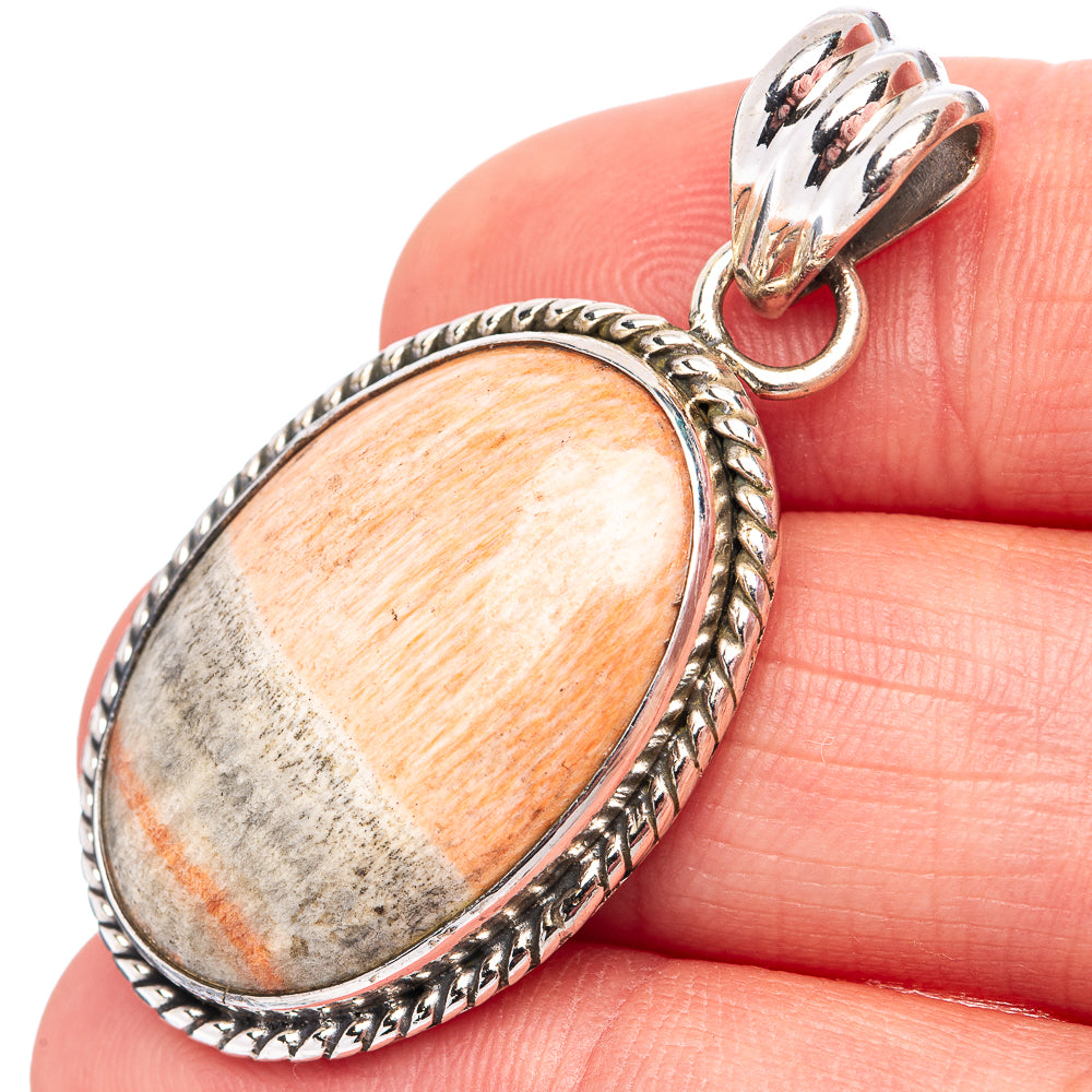 Celestobarite  Pendant 1 5/8" (.925 Sterling Silver)