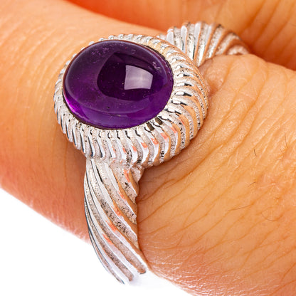 Amethyst Ring Size 7.25 (925 Sterling Silver) R146298