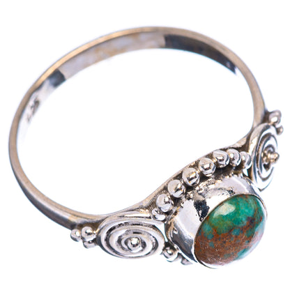 Dainty Mojave Turquoise Ring Size 6 (.925 Sterling Silver)
