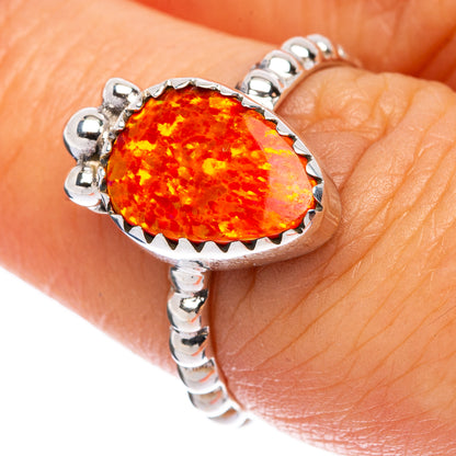 Synthetic Opal Ring Size 7 (925 Sterling Silver) R146169