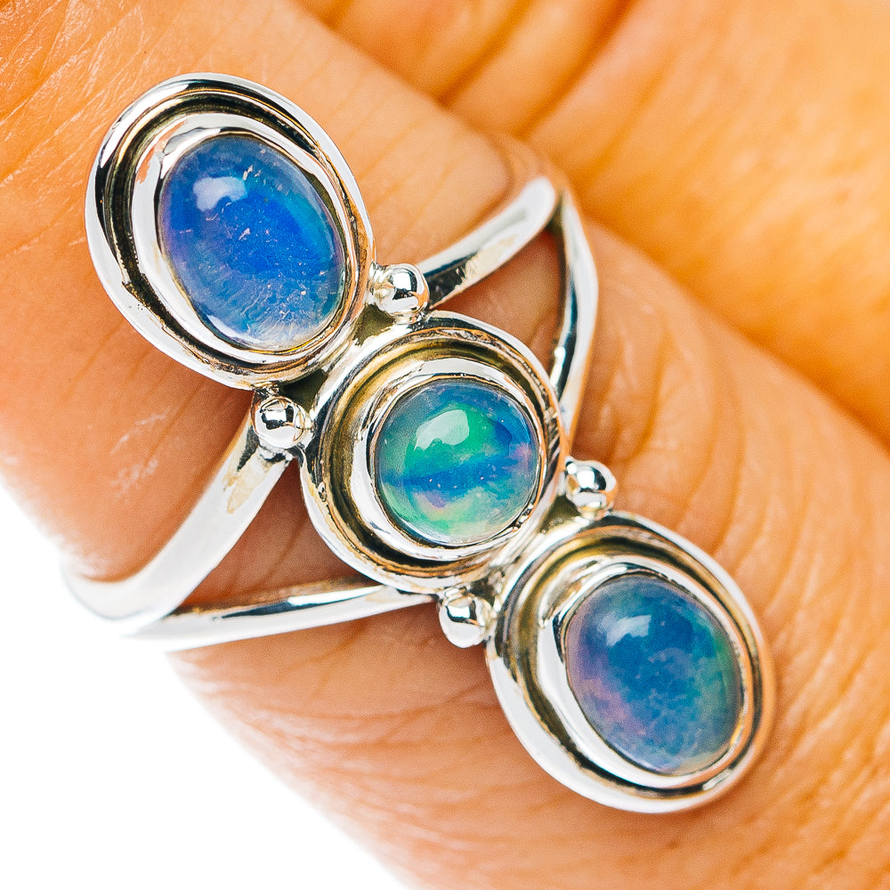 Ethiopian Opal Ring Size 7 (.925 Sterling Silver)