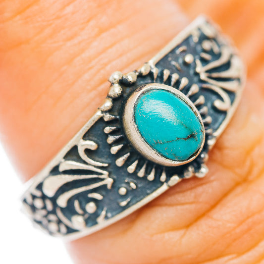 Mojave Turquoise Ring Size 7 (.925 Sterling Silver)