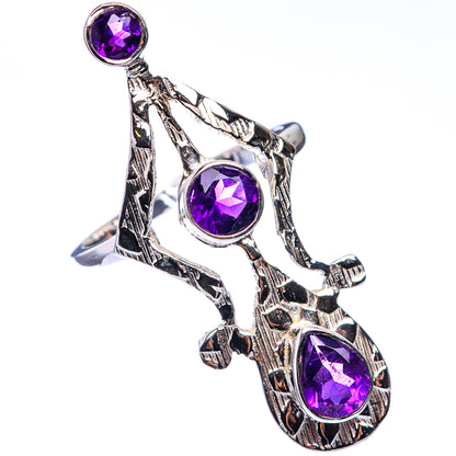Premium Amethyst Ring Size 7.5 (925 Sterling Silver) R141775