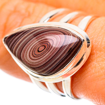 Fordite 925 Sterling Silver Ring Size 8.25 (925 Sterling Silver) RING139324