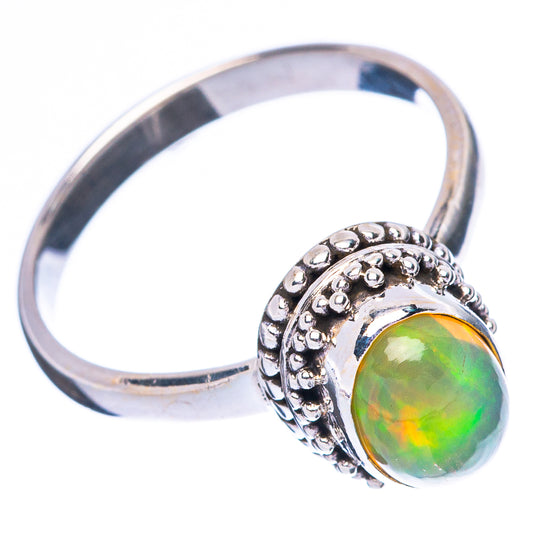 Rare Ethiopian Opal Ring Size 6 (925 Sterling Silver) R4400