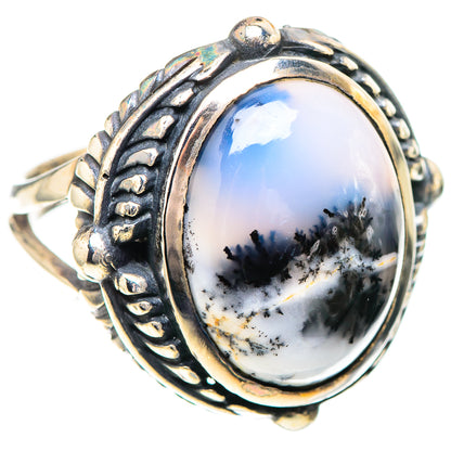 Dendritic Opal 925 Sterling Silver Ring Size 7.25 (925 Sterling Silver) RING139439