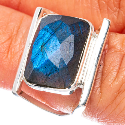 Premium Labradorite 925 Sterling Silver Ring Size 5.5 Ana Co R3565