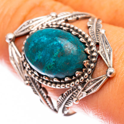 Chrysocolla Ring Size 10 (925 Sterling Silver) R140748
