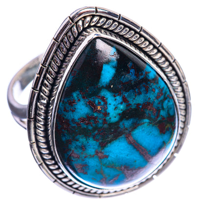 Huge Tibetan Turquoise 925 Sterling Silver Ring Size 13