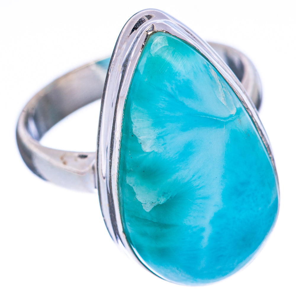 Larimar Ring Size 7 (925 Sterling Silver) R2137