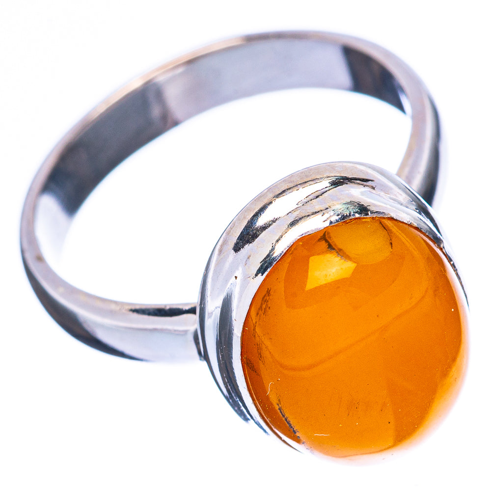 Baltic Amber 925 Sterling Silver Ring Size 6 (925 Sterling Silver) R3851