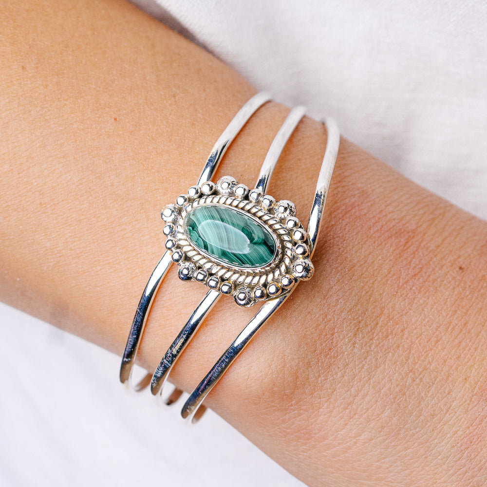 Seraphinite Bracelets Adjustable (925 Sterling Silver) B90404