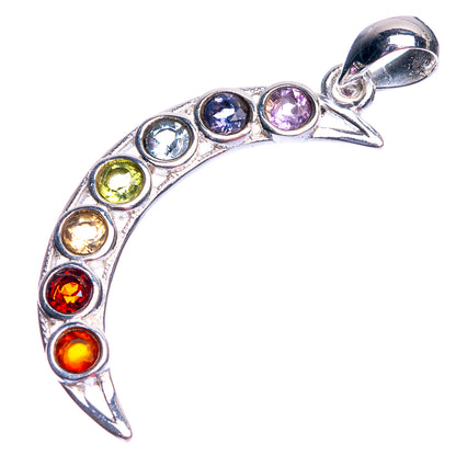 Chakra Dainty Pendant 1 3/8" (925 Sterling Silver) P39135