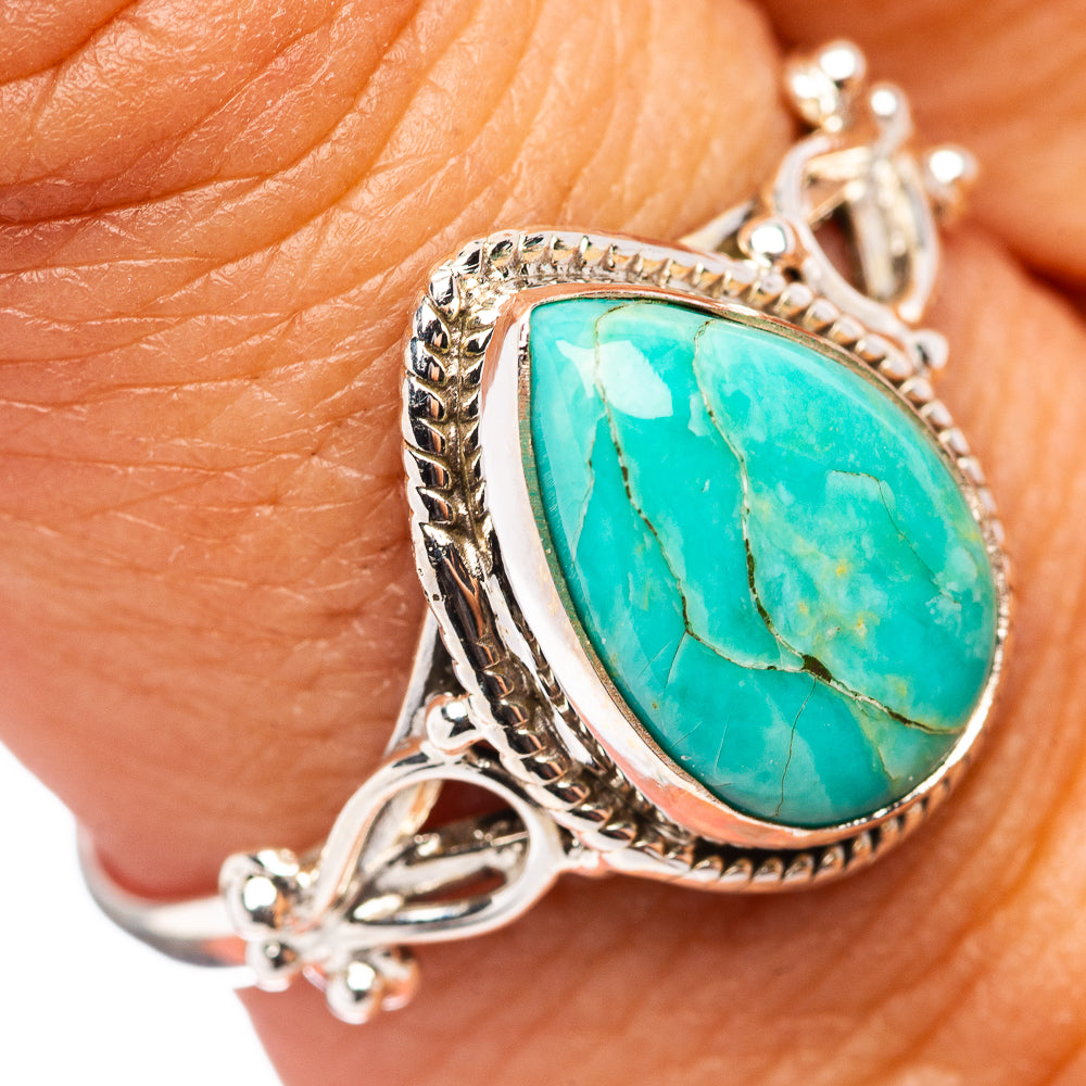 Mojave Turquoise Ring Size 9.5 (.925 Sterling Silver)