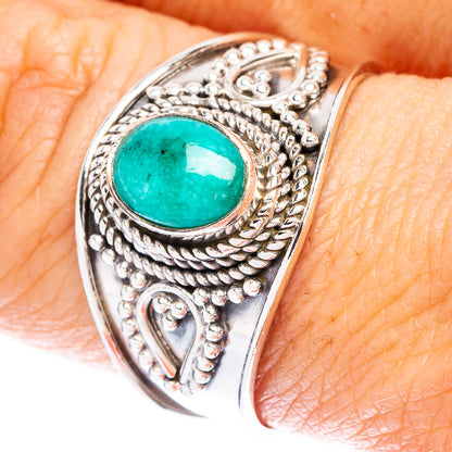 Rare Arizona Turquoise Ring Size 9 (925 Sterling Silver) R147005
