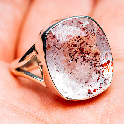 Premium Faceted Lepidocrocite Ring Size 9.25 (.925 Sterling Silver)