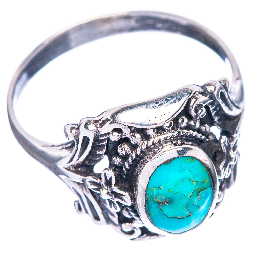 Arizona Turquoise Ring Size 8.5 (925 Sterling Silver) R1103