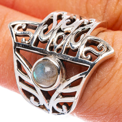 Labradorite Ring Size 7 (925 Sterling Silver) R146131