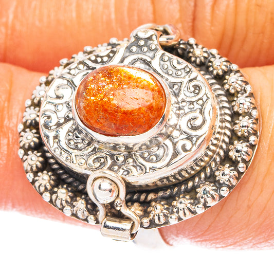 Sunstone Posion 925 Sterling Silver Ring Size 6.75 (925 Sterling Silver) R6367