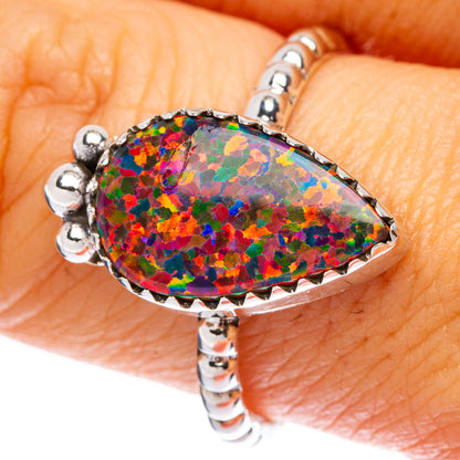 Synthetic Opal Ring Size 8.75 (925 Sterling Silver) R146122