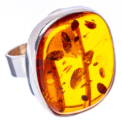 Baltic Amber Ring Size 7 (925 Sterling Silver) R1908