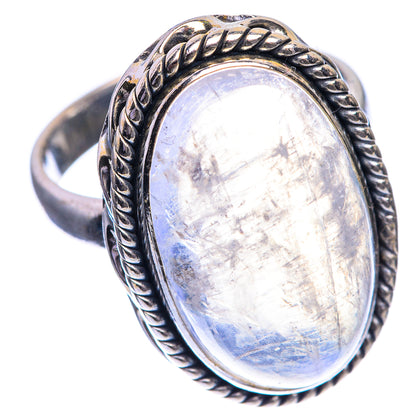 Rainbow Moonstone Ring Size 7 (925 Sterling Silver) RING143256