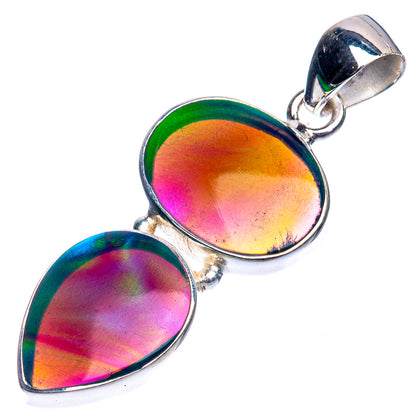 Aura Opal Pendant 1 5/8" (925 Sterling Silver) P39322