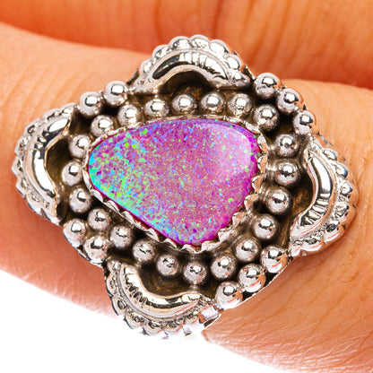 Synthetic Opal Ring Size 7 (925 Sterling Silver) R146277