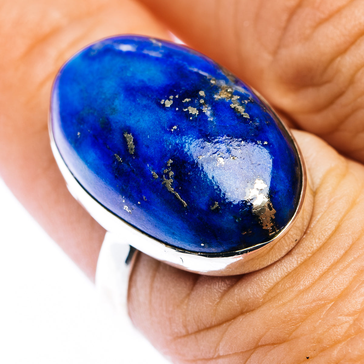 Rare Afghanite Ring Size 8 (.925 Sterling Silver)