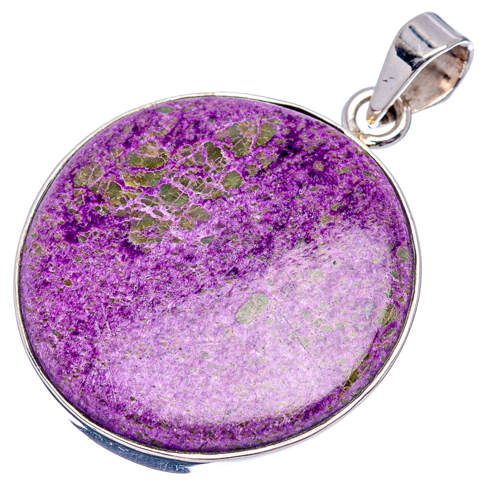 Premium Purpurite Pendant 1 5/8" (.925 Sterling Silver)