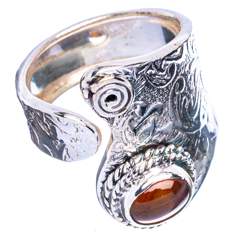 Amber Ring Size 6 (925 Sterling Silver) R3687