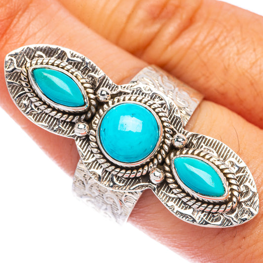 Large Sleeping Beauty Turquoise Ring Size 9 (925 Sterling Silver) R144948