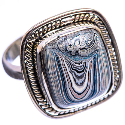 Fordite Ring Size 10.5 (925 Sterling Silver) R142979