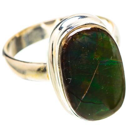 Canadian Ammolite Ring Size 7 (925 Sterling Silver) RING138405