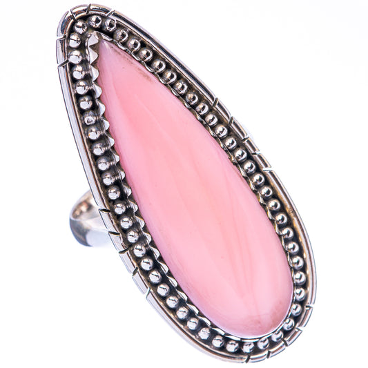 Pink Opal Large Ring Size 7.75 (925 Sterling Silver) R1760